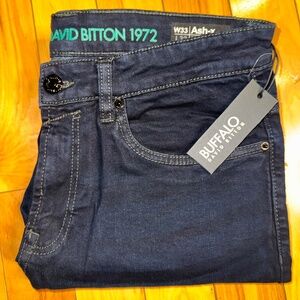 Buffalo David Bitton Men’s Slim Stretch Jeans Size 33 | NWT | Modern Fit